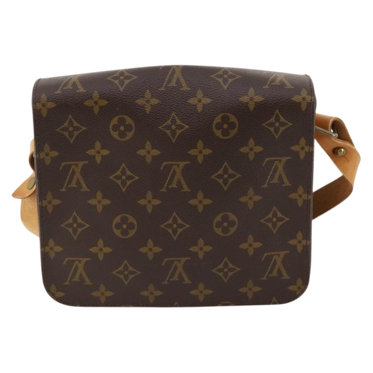 LOUIS VUITTON Monogram Cartouchiere MM Shoulder Bag M51253 LV Auth 163323