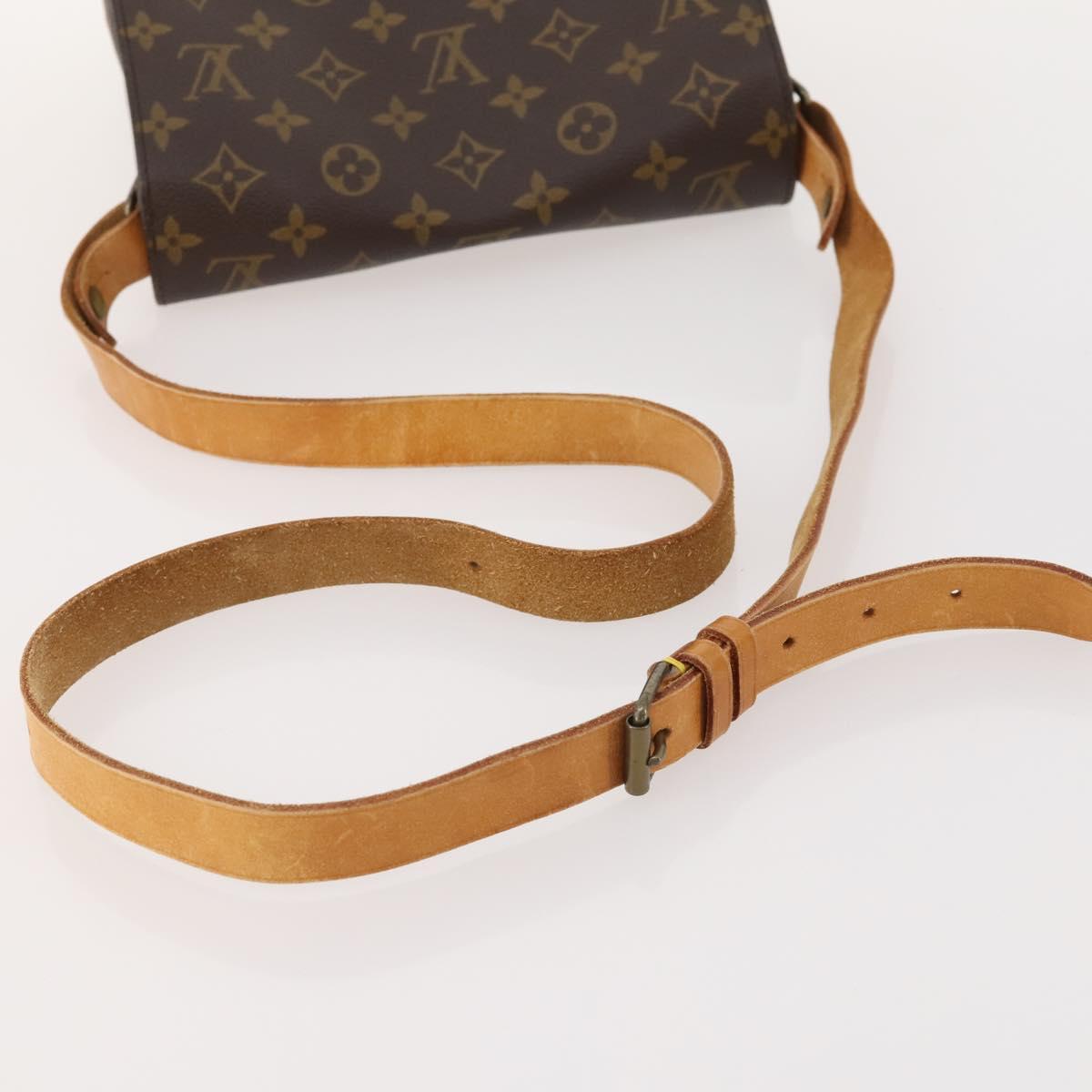 LOUIS VUITTON Monogram Cartouchiere MM Shoulder Bag M51253 LV Auth 163323
