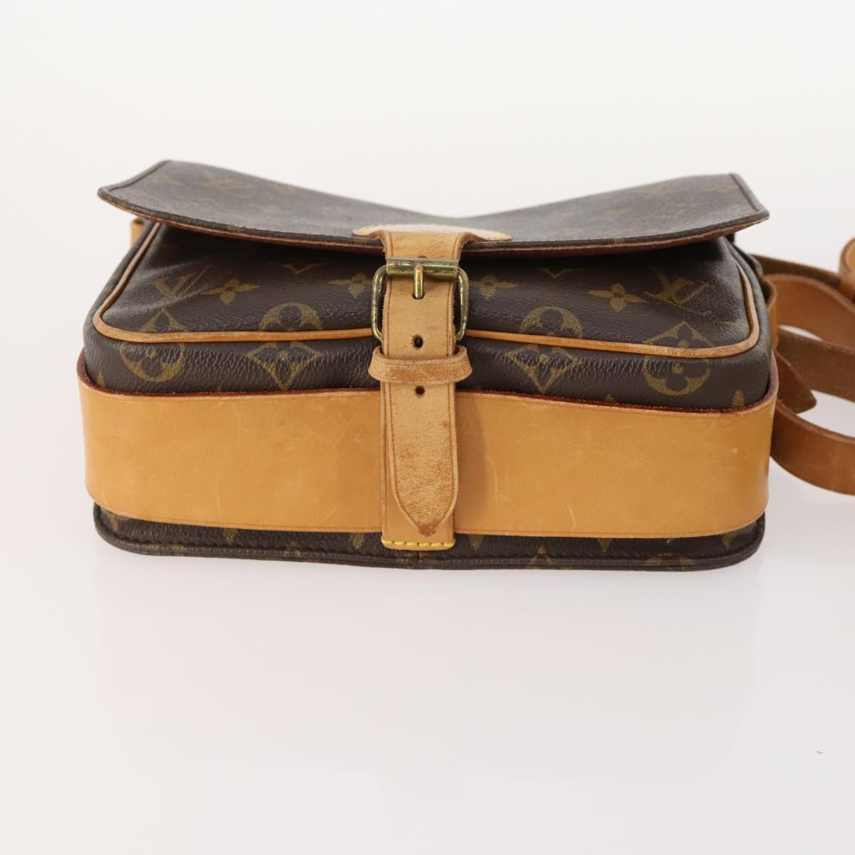 LOUIS VUITTON Monogram Cartouchiere MM Shoulder Bag M51253 LV Auth 163323