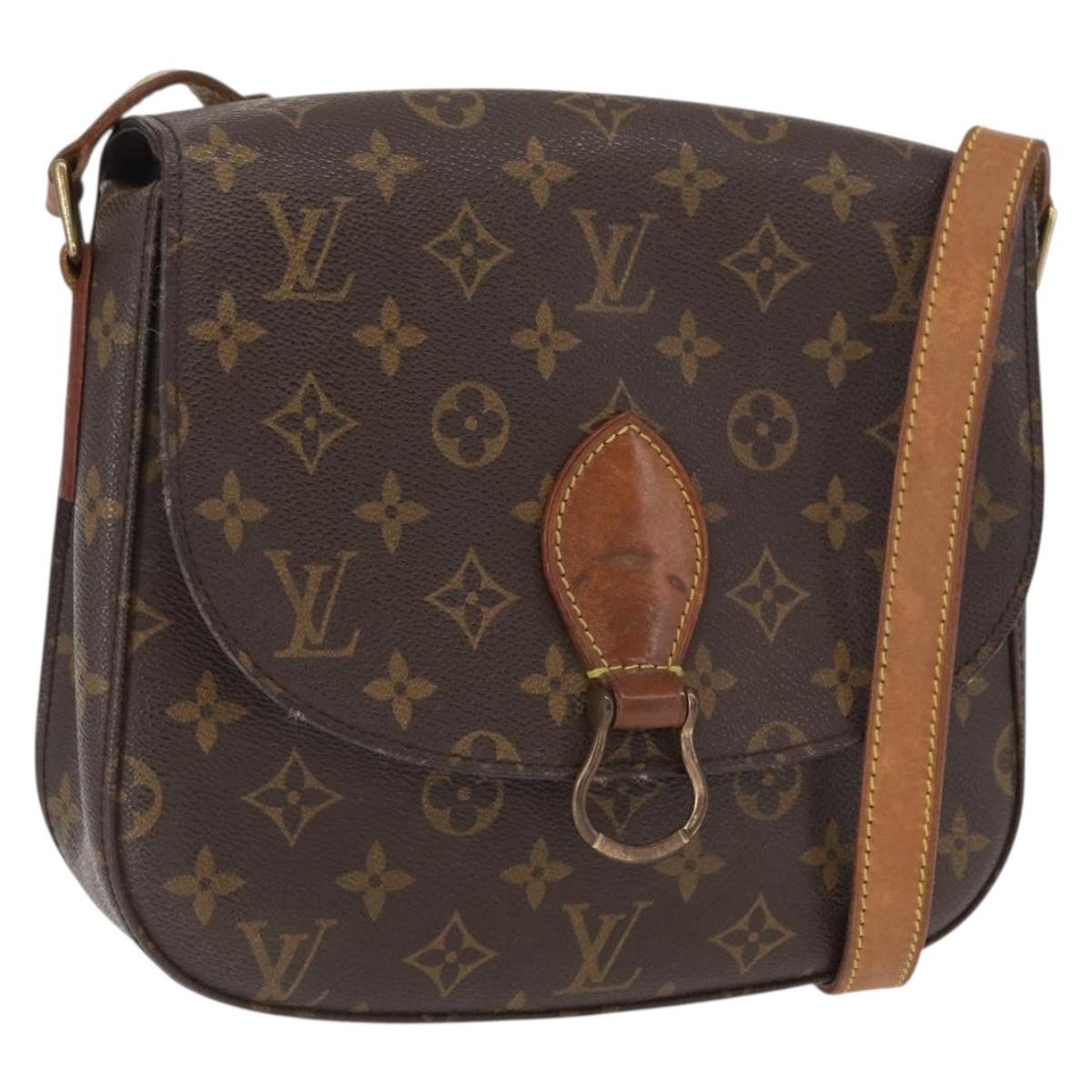 LOUIS VUITTON Monogram Saint Cloud GM Shoulder Bag M51242 LV Auth 163324
