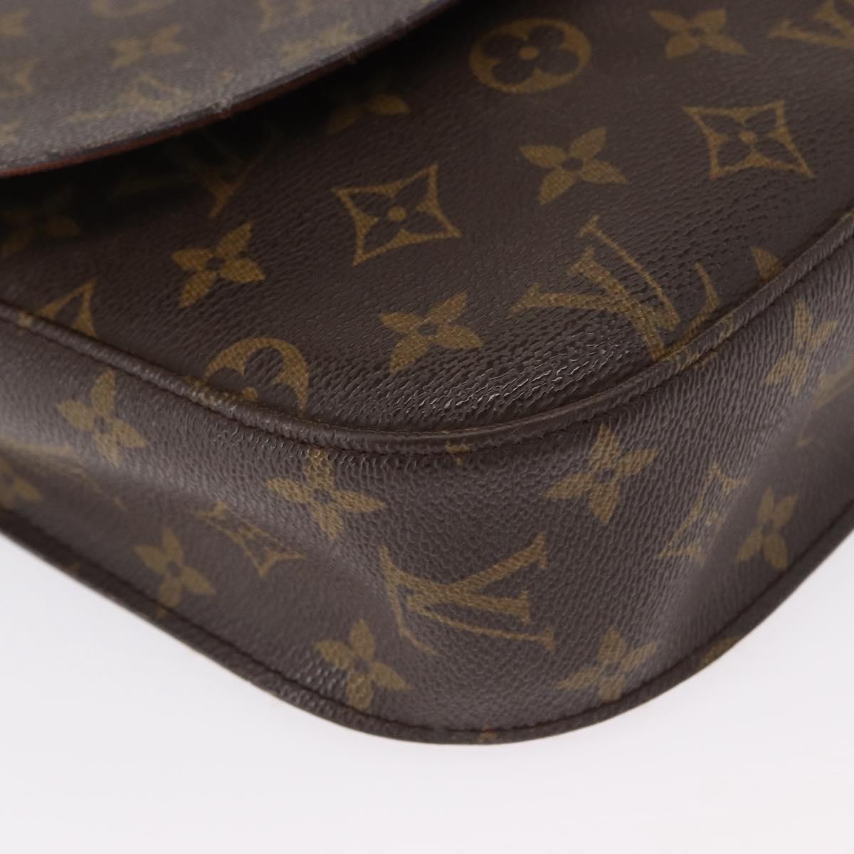 LOUIS VUITTON Monogram Saint Cloud GM Shoulder Bag M51242 LV Auth 163324