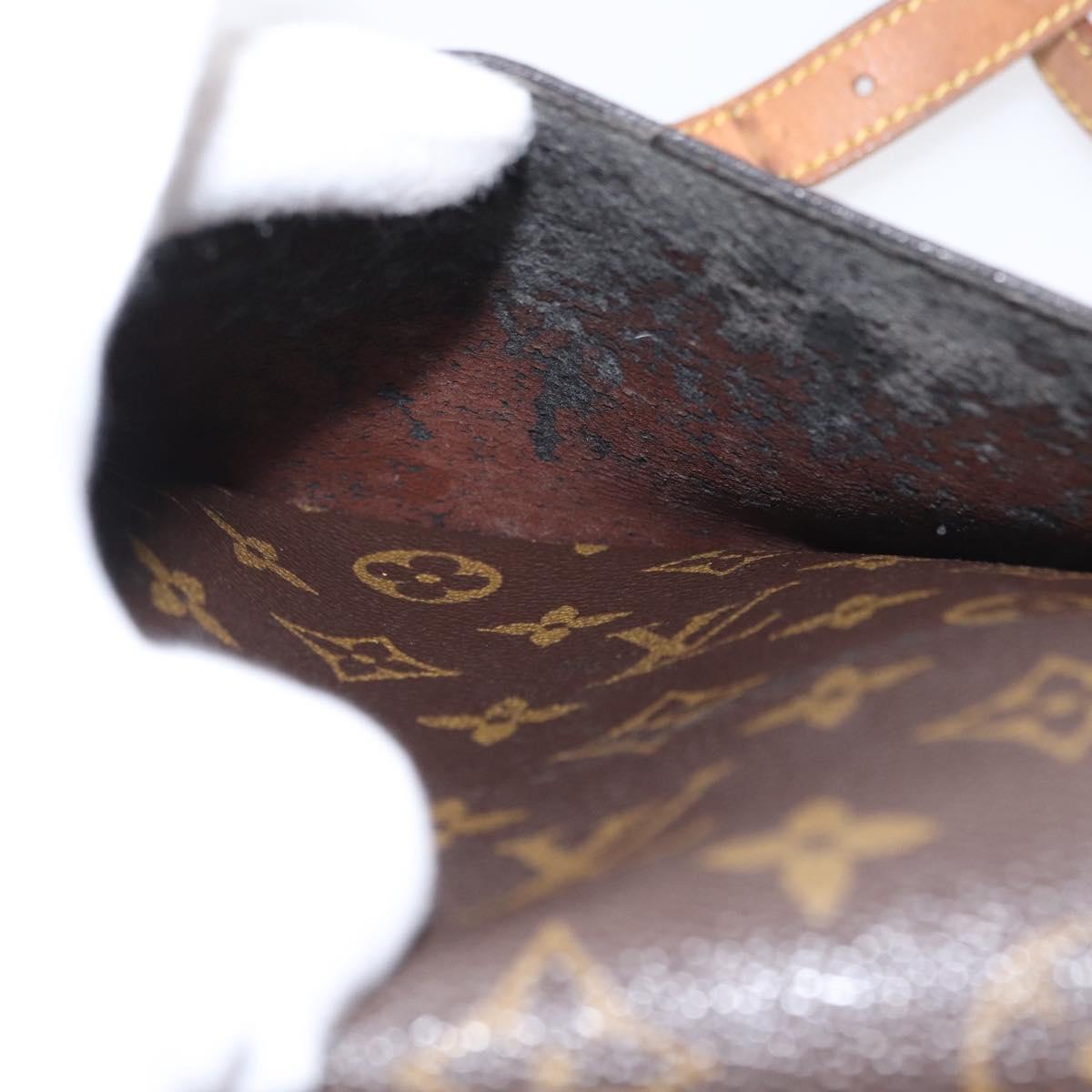LOUIS VUITTON Monogram Saint Cloud GM Shoulder Bag M51242 LV Auth 163324