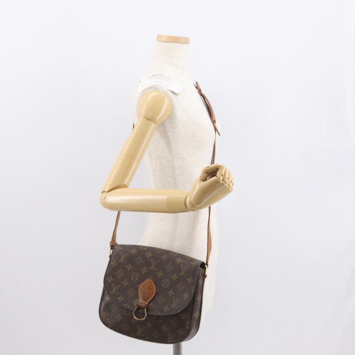 LOUIS VUITTON Monogram Saint Cloud GM Shoulder Bag M51242 LV Auth 163324