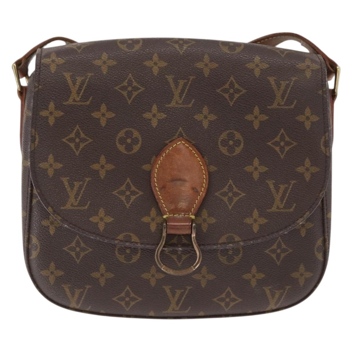 LOUIS VUITTON Monogram Saint Cloud GM Shoulder Bag M51242 LV Auth 163324