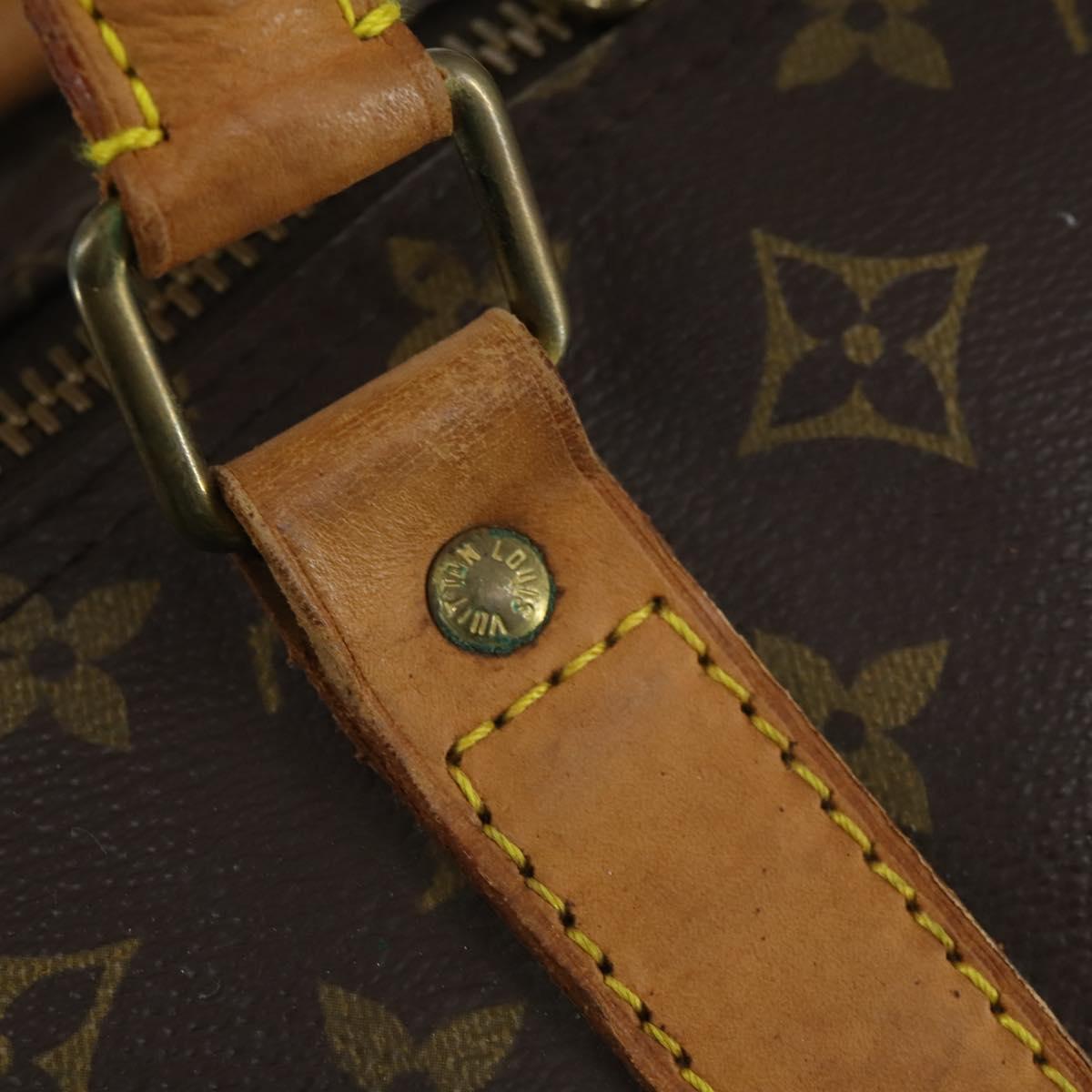 LOUIS VUITTON Monogram Keepall Bandouliere 60 Boston Bag M41412 LV Auth 163338