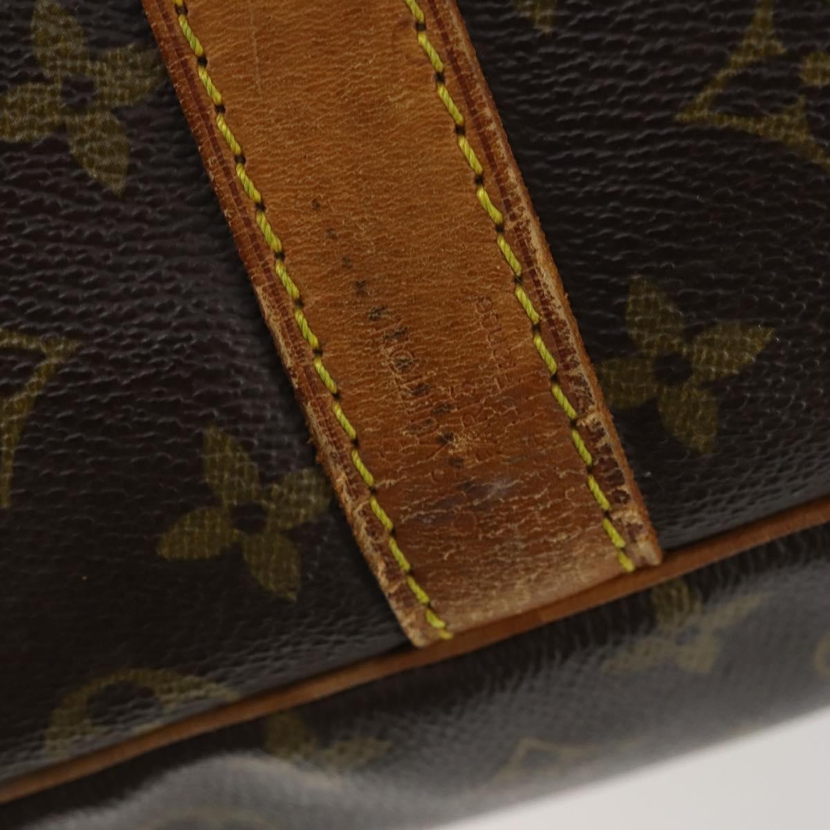 LOUIS VUITTON Monogram Keepall Bandouliere 60 Boston Bag M41412 LV Auth 163338