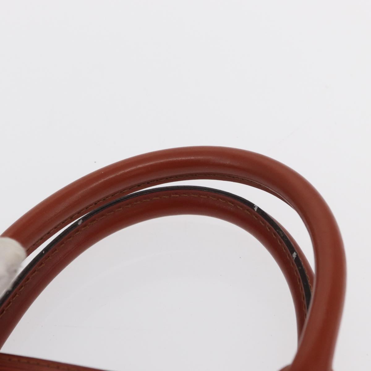 LOUIS VUITTON Epi Sac Plat Hand Bag Brown M52073 LV Auth 163352