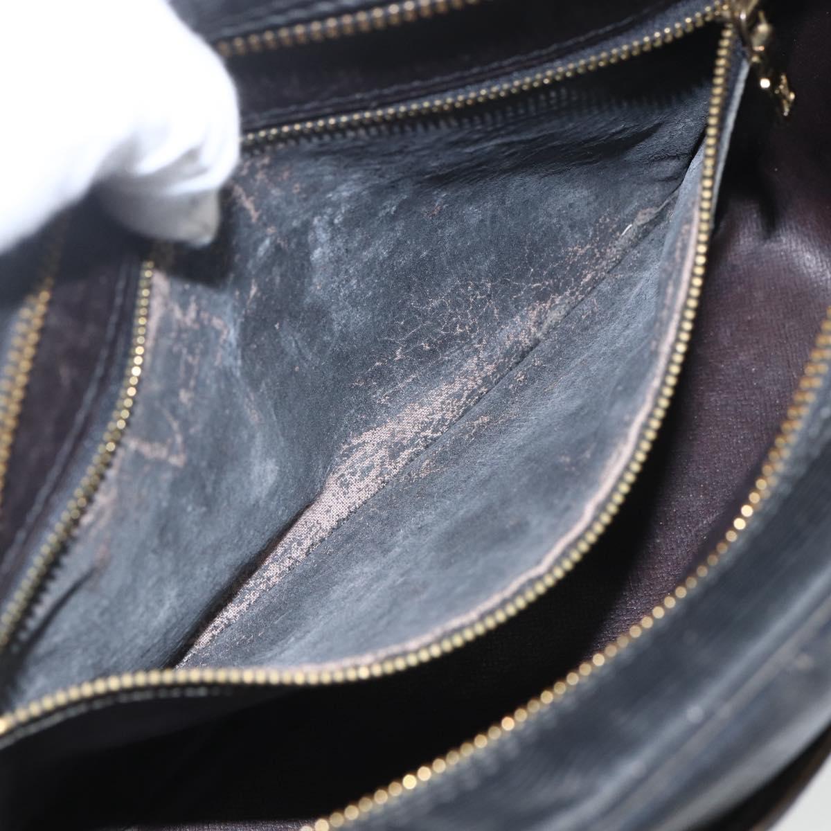 LOUIS VUITTON Epi Trocadero 27 Shoulder Bag Black M52312 LV Auth 163359