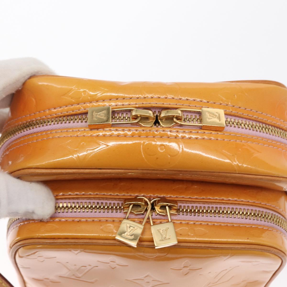 LOUIS VUITTON Monogram Vernis Wooster Bag Marshmallow Pink M91037 LV Auth 163360