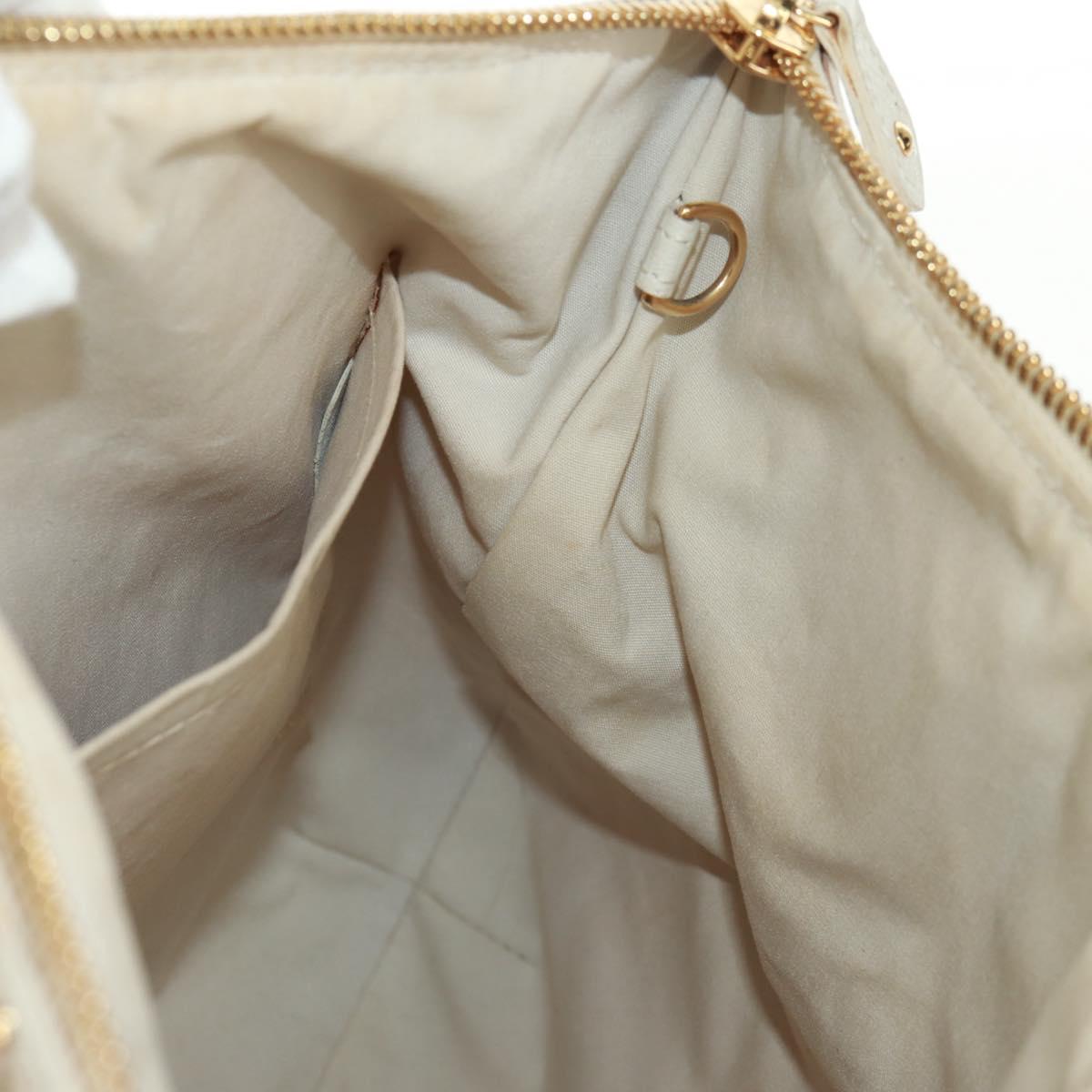 LOUIS VUITTON Mini Lin Croisette Marina PM Bag Pink White M95495 LV Auth 163361V