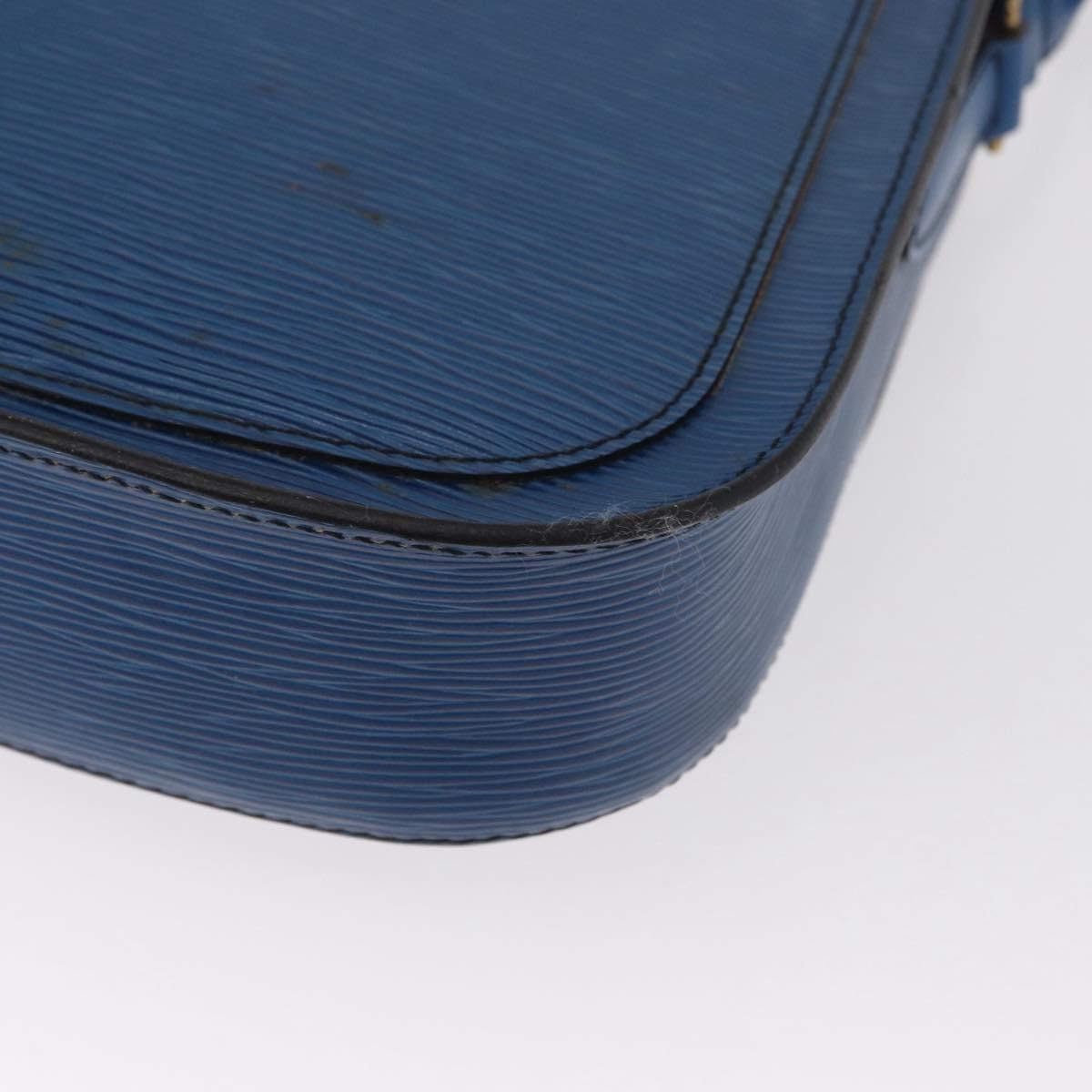 LOUIS VUITTON Epi Saint Cloud GM Shoulder Bag Toledo Blue M52195 LV Auth 163371