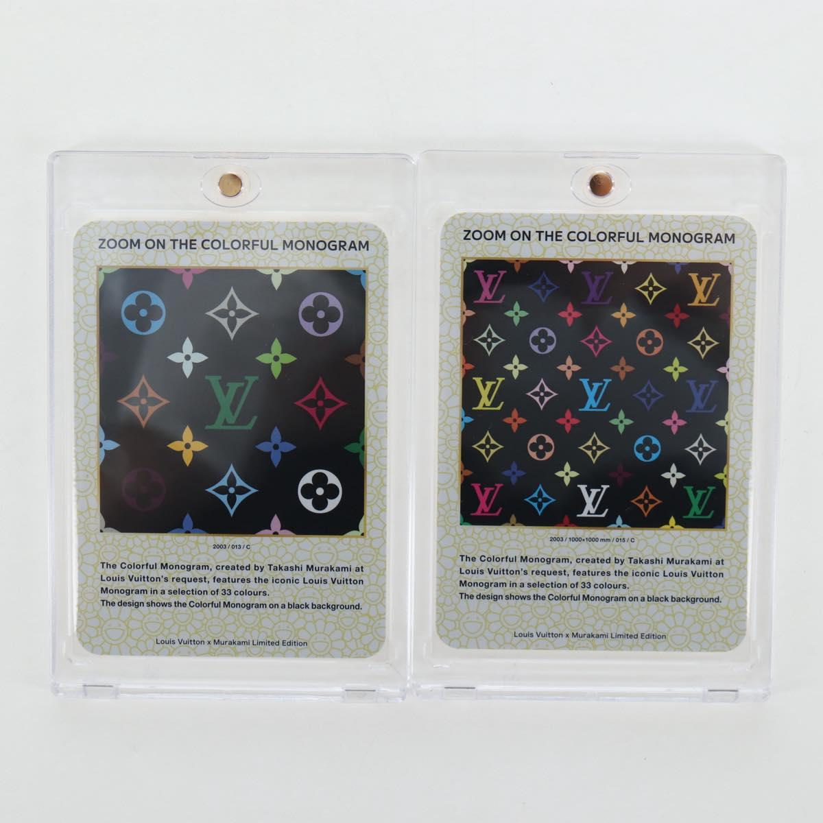 LOUIS VUITTON Trading Cards Takashi Murakami Multicolor LV Auth 163373SM