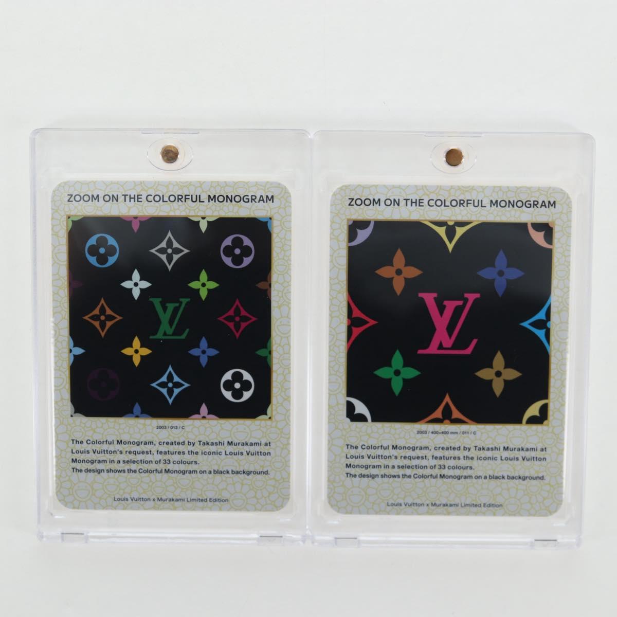 LOUIS VUITTON Trading Cards Takashi Murakami Multicolor LV Auth 163373SM