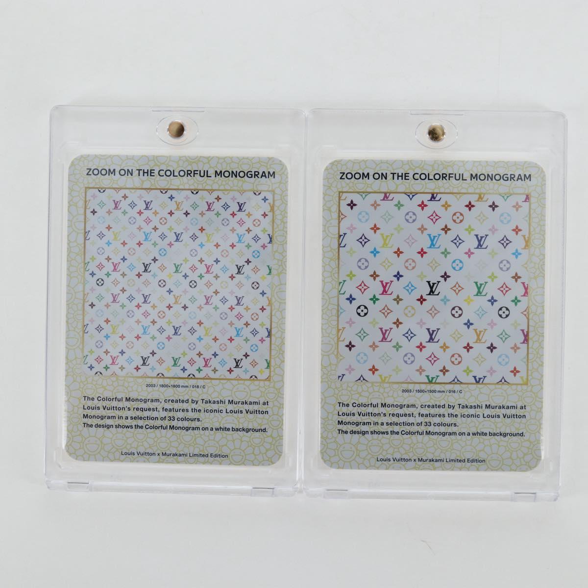 LOUIS VUITTON Trading Cards Takashi Murakami Multicolor LV Auth 163373SM