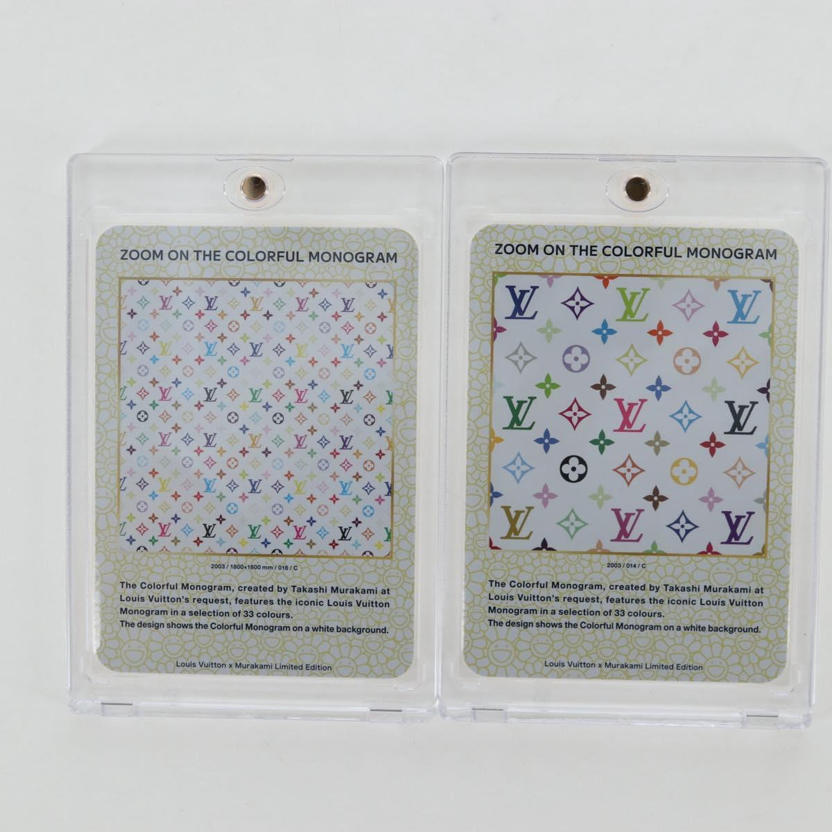 LOUIS VUITTON Trading Cards Takashi Murakami Multicolor LV Auth 163373SM