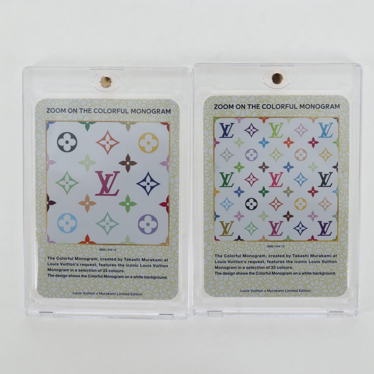 LOUIS VUITTON Trading Cards Takashi Murakami Multicolor LV Auth 163373SM