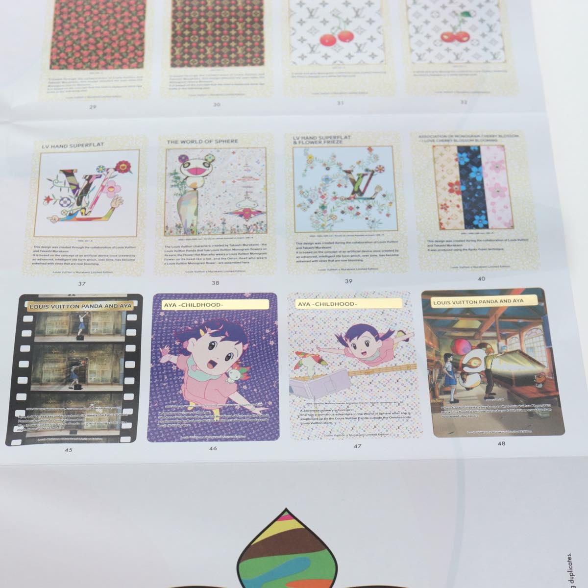LOUIS VUITTON Trading Cards Takashi Murakami Multicolor LV Auth 163373SM