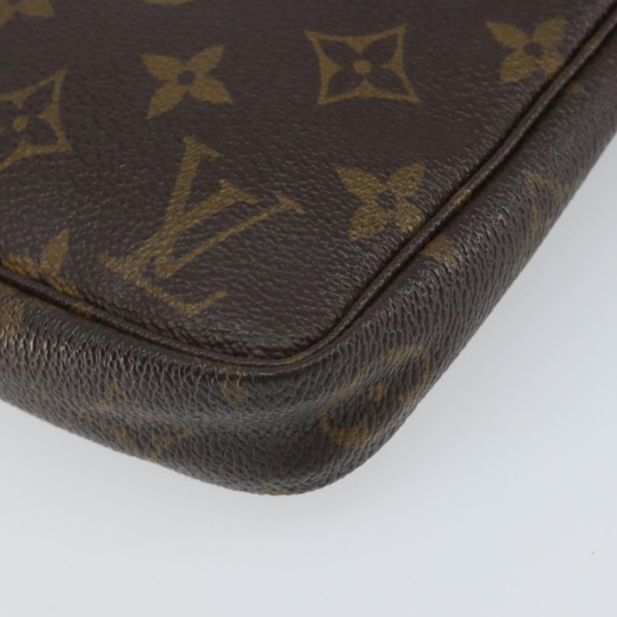 LOUIS VUITTON Monogram Pochette Accessoires Pouch M51980 LV Auth 163379