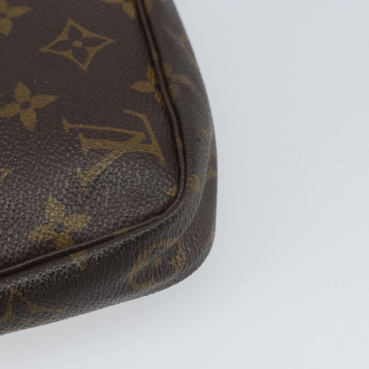 LOUIS VUITTON Monogram Pochette Accessoires Pouch M51980 LV Auth 163379