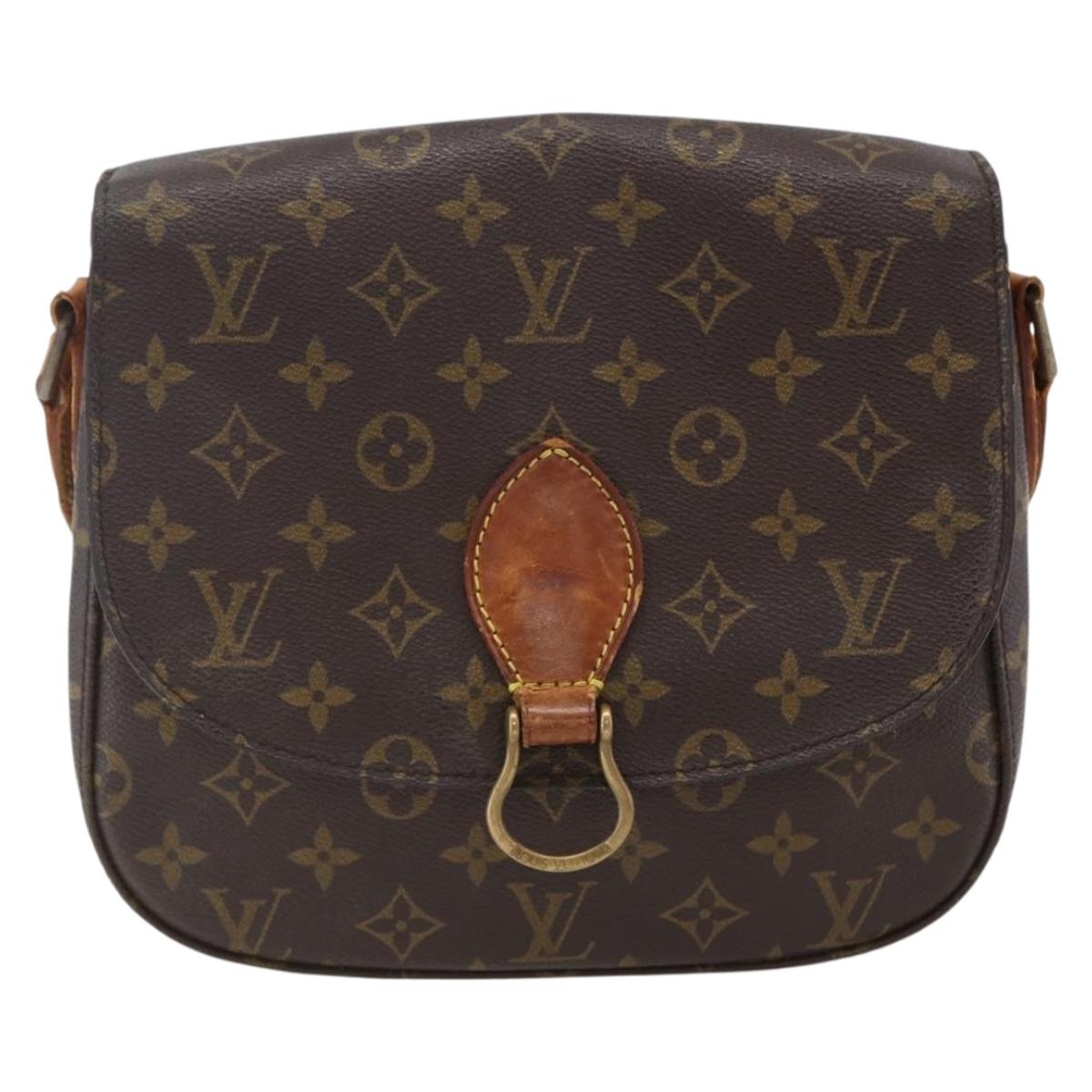 LOUIS VUITTON Monogram Saint Cloud GM Shoulder Bag M51242 LV Auth 163427