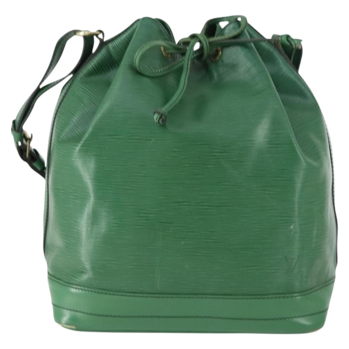 LOUIS VUITTON Epi Noe Shoulder Bag Green M44004 LV Auth 163431