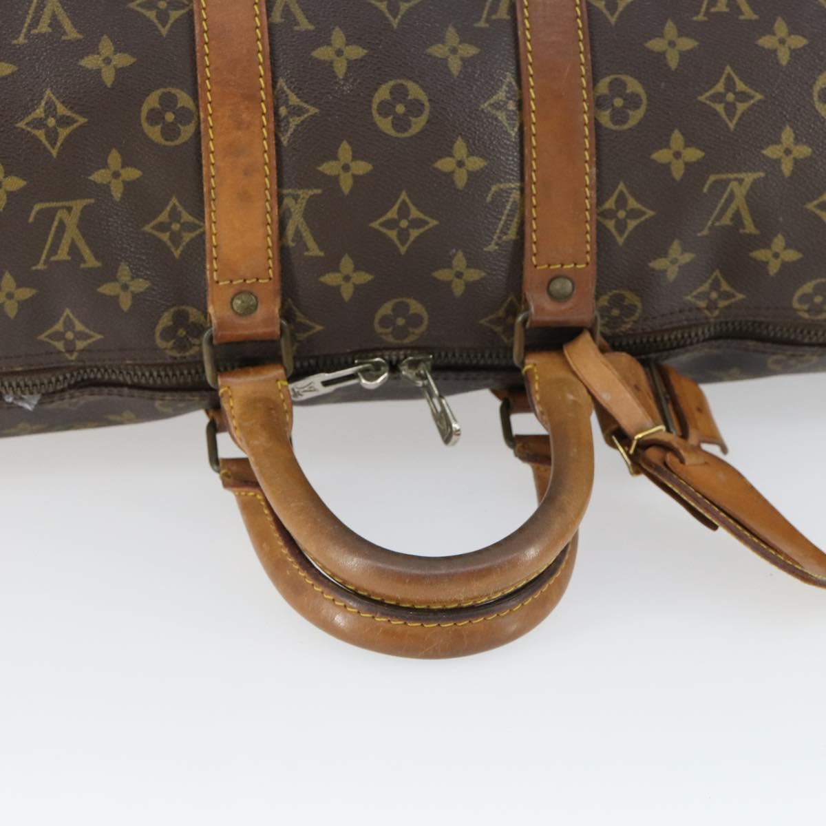 LOUIS VUITTON Monogram Keepall 45 Boston Bag M41428 LV Auth 163433
