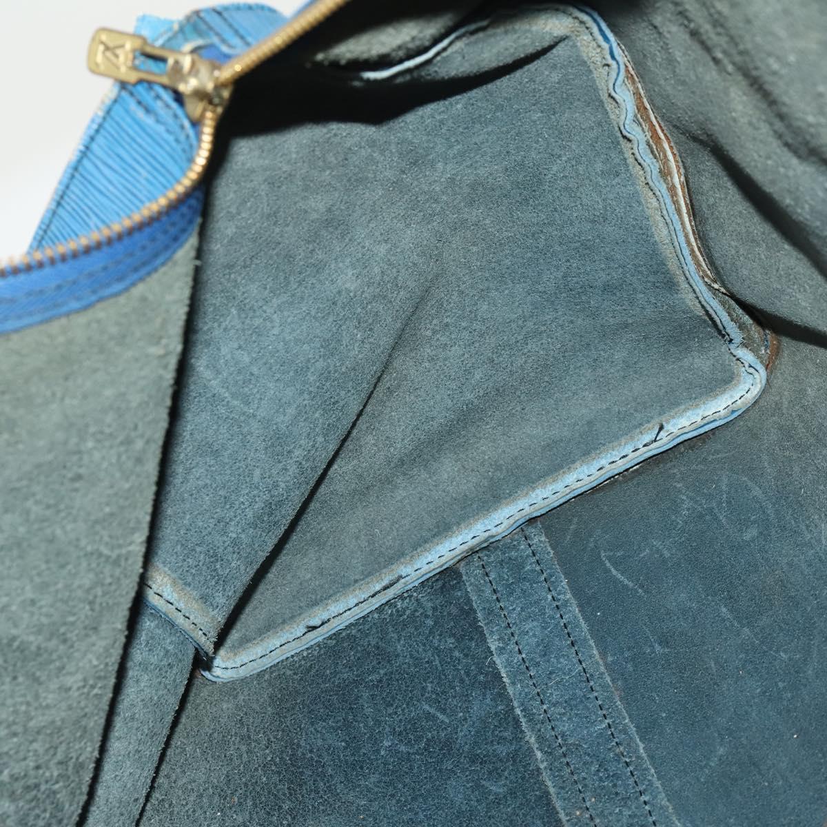 LOUIS VUITTON Epi Keepall 50 Boston Bag Vintage Blue M42965 LV Auth 163435