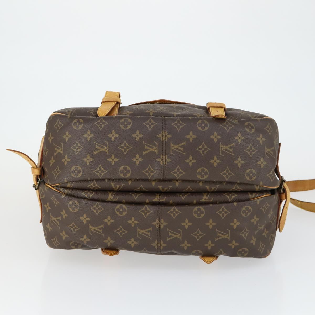 LOUIS VUITTON Monogram Saumur 43 Shoulder Bag M42252 LV Auth 163436