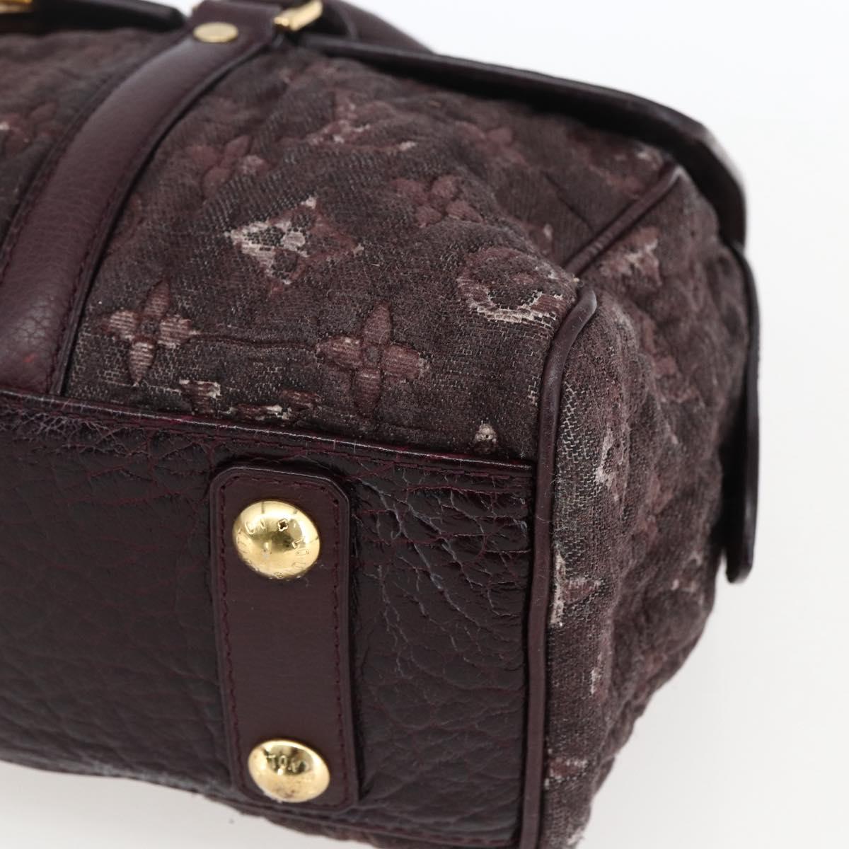 LOUIS VUITTON Monogram Voluptuous Tote Bag Bordeaux M93474 LV Auth 163445