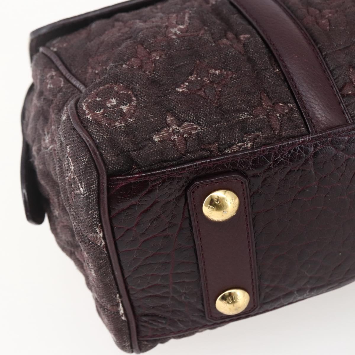 LOUIS VUITTON Monogram Voluptuous Tote Bag Bordeaux M93474 LV Auth 163445