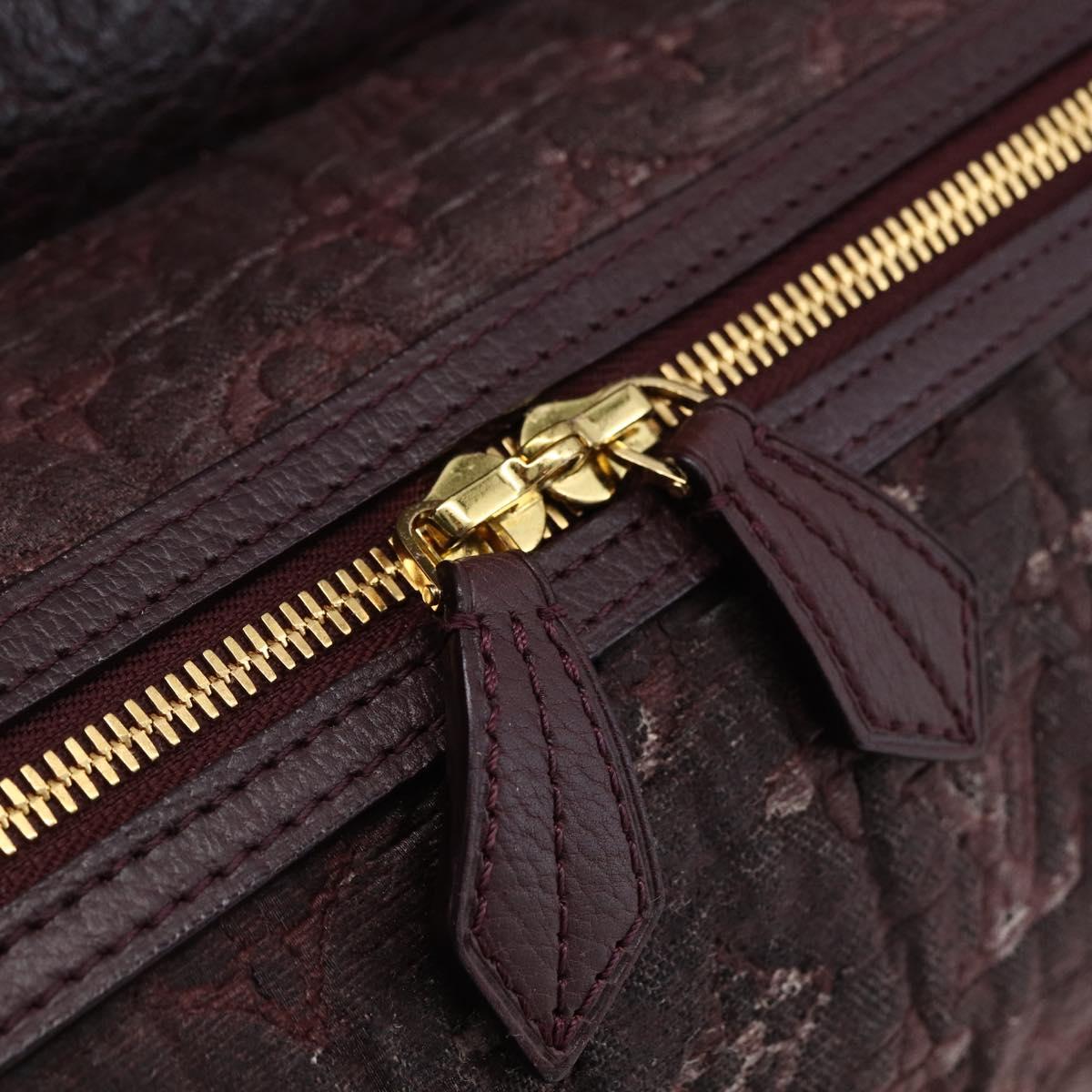LOUIS VUITTON Monogram Voluptuous Tote Bag Bordeaux M93474 LV Auth 163445