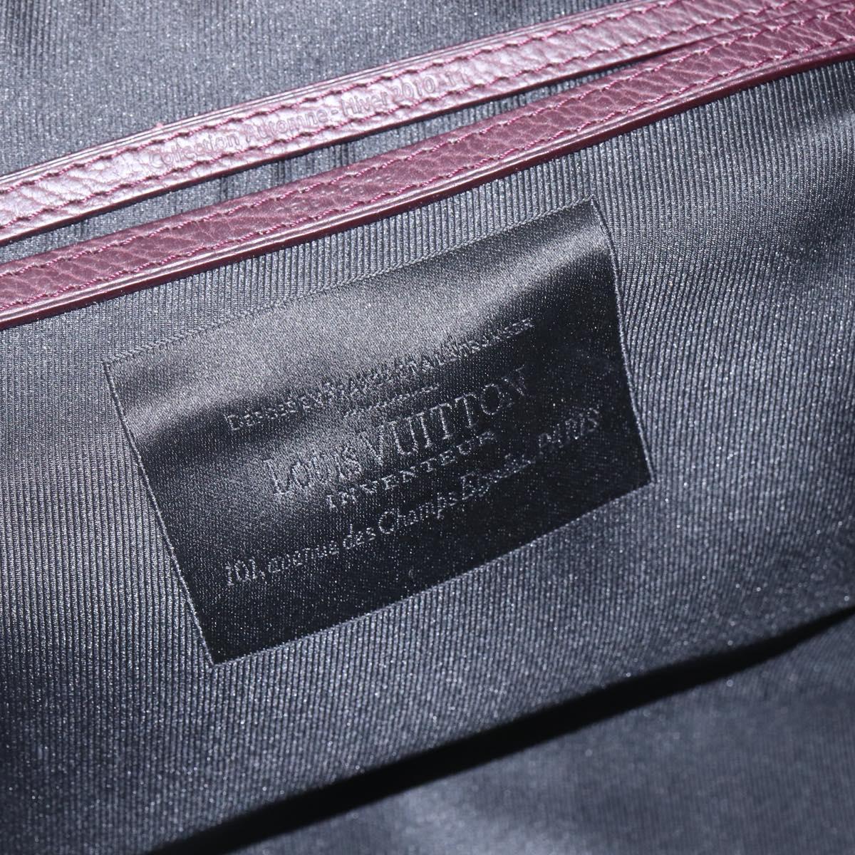LOUIS VUITTON Monogram Voluptuous Tote Bag Bordeaux M93474 LV Auth 163445