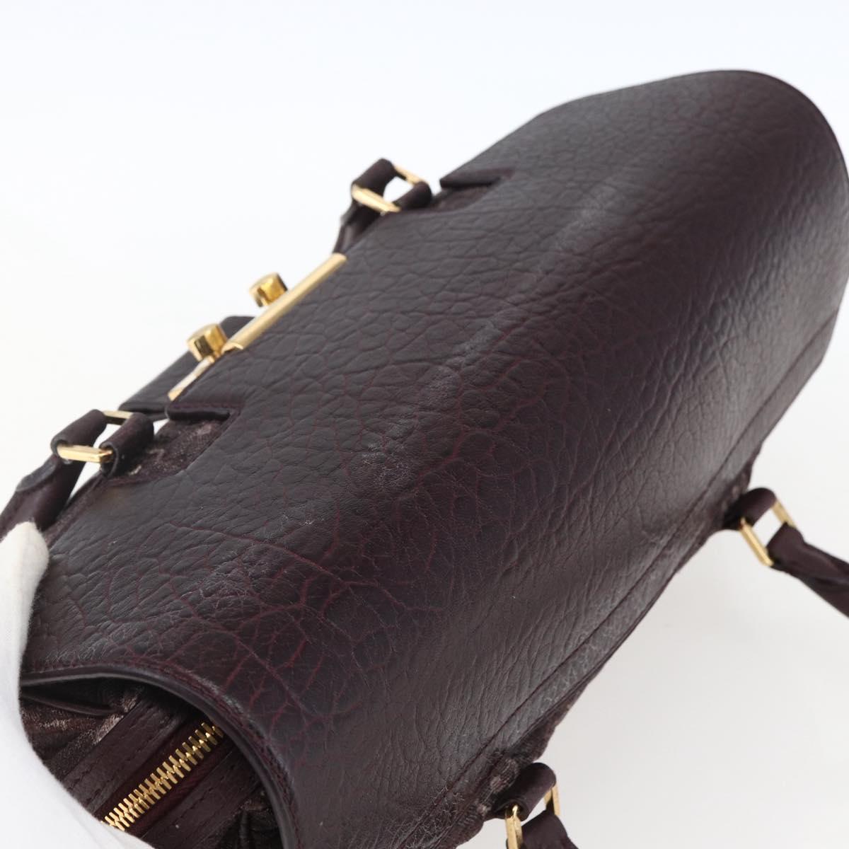 LOUIS VUITTON Monogram Voluptuous Tote Bag Bordeaux M93474 LV Auth 163445