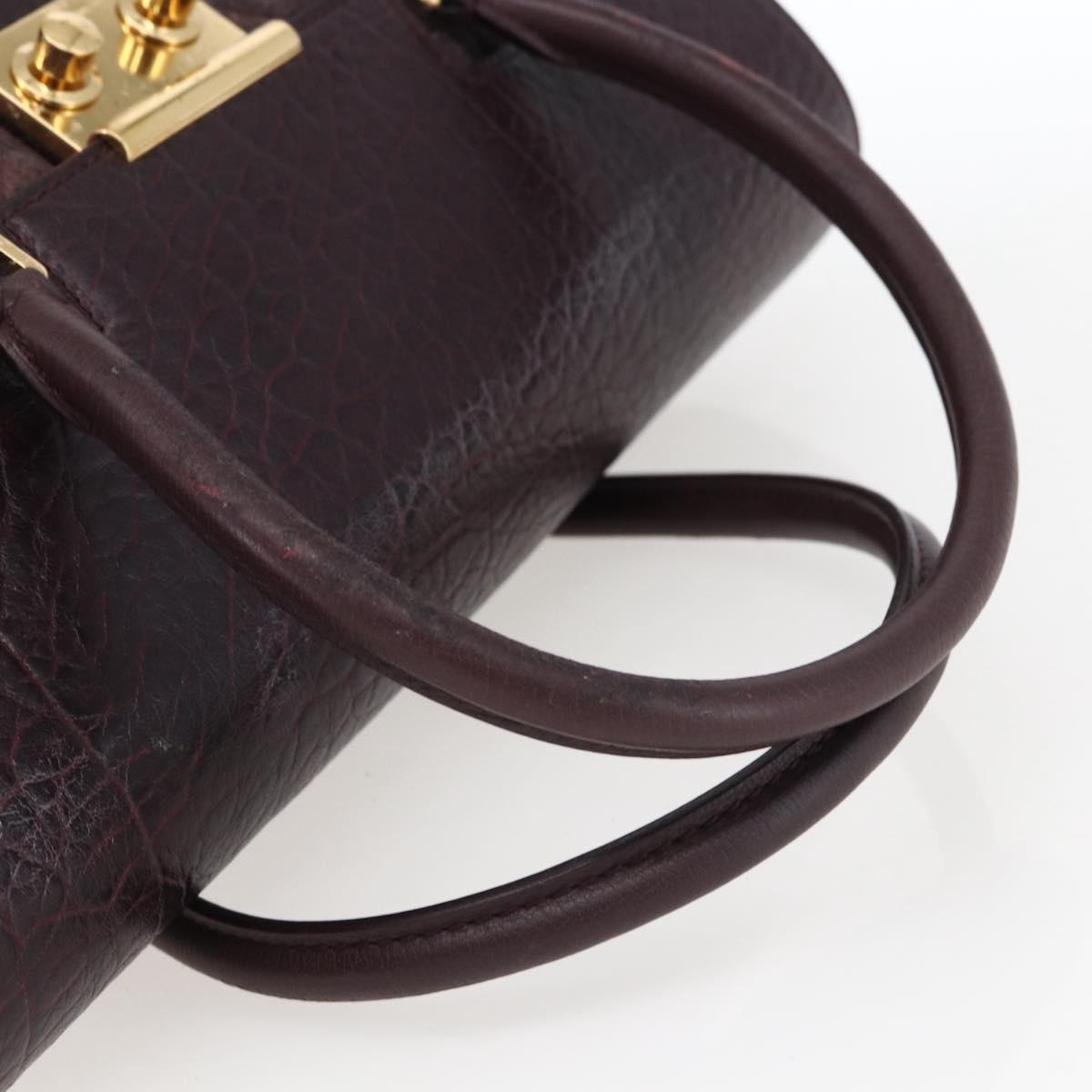 LOUIS VUITTON Monogram Voluptuous Tote Bag Bordeaux M93474 LV Auth 163445