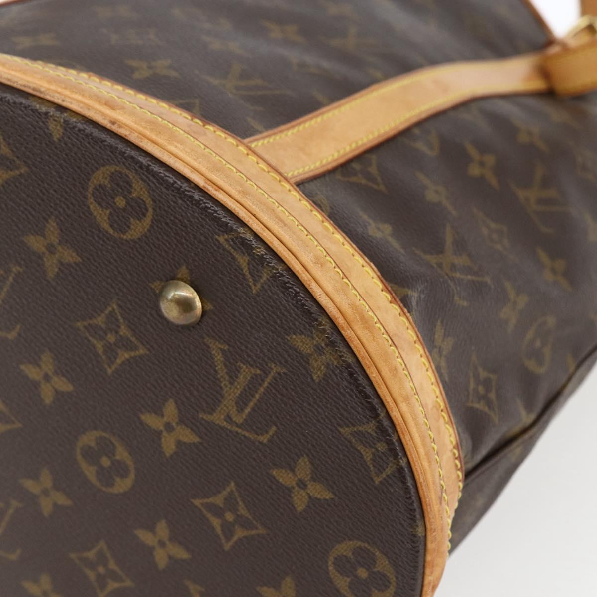 LOUIS VUITTON Monogram Bucket GM Shoulder Bag M42236 LV Auth 163448