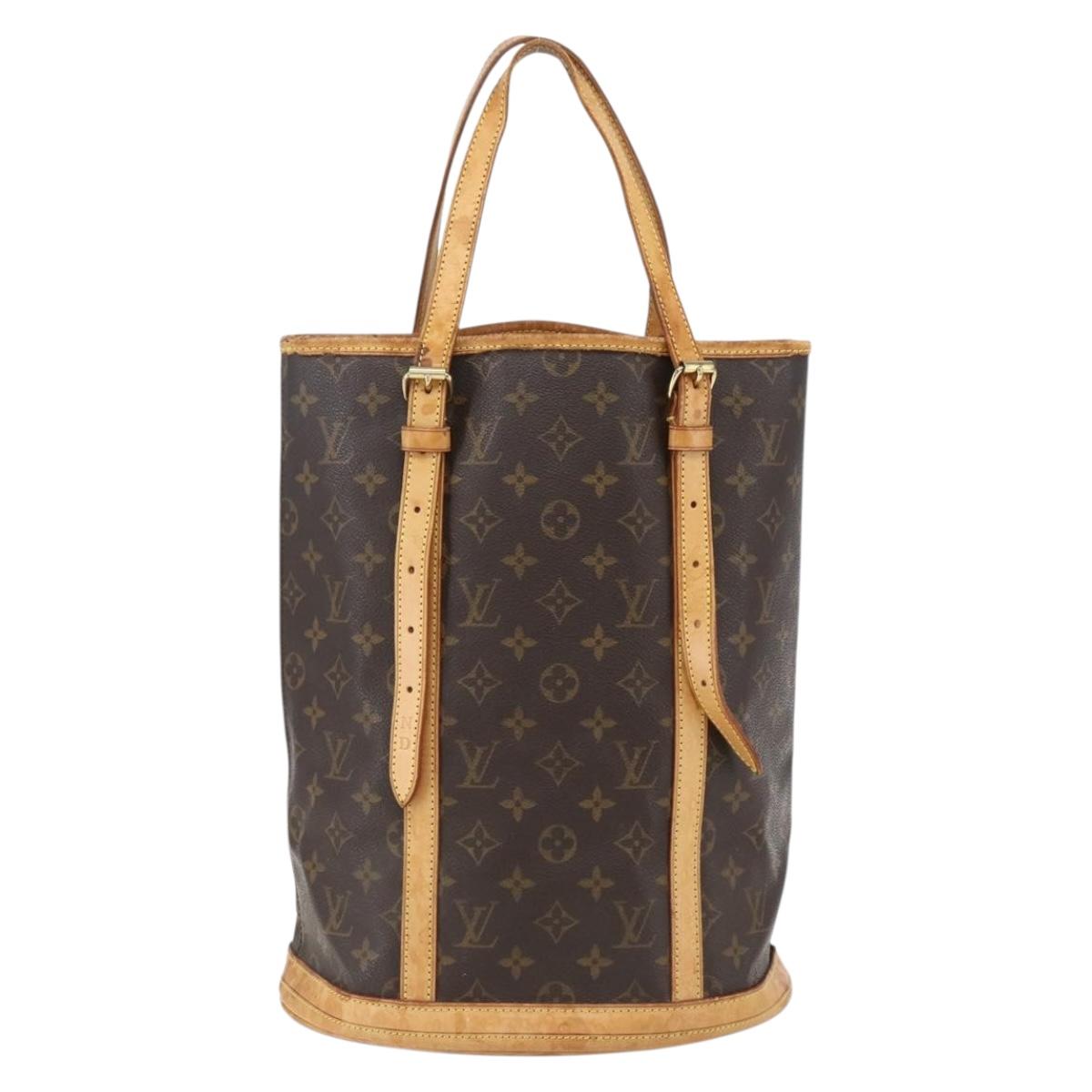 LOUIS VUITTON Monogram Bucket GM Shoulder Bag M42236 LV Auth 163448
