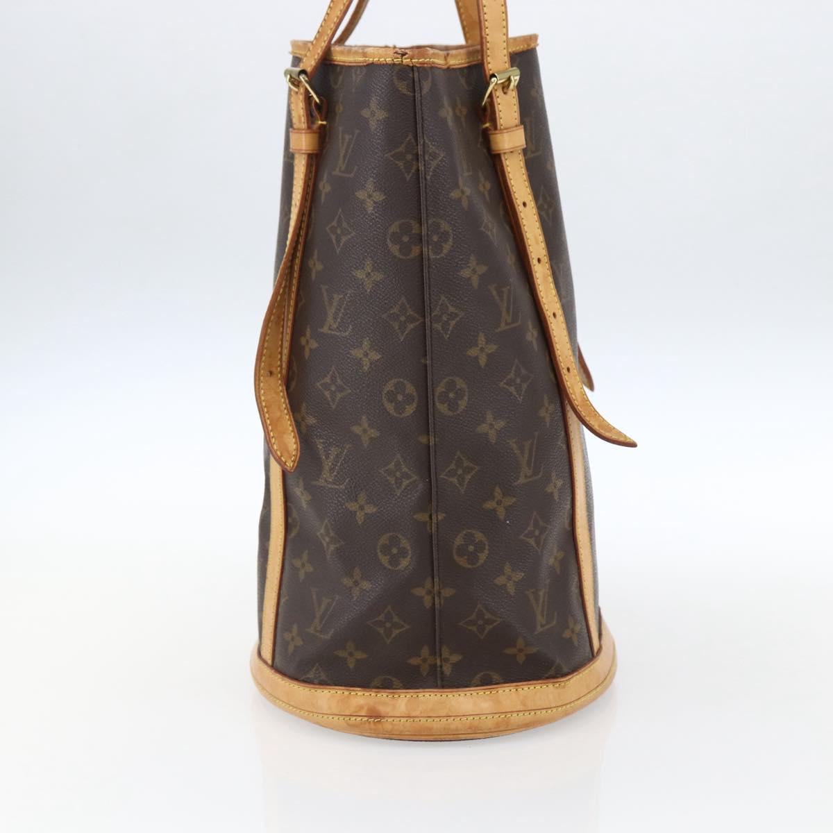 LOUIS VUITTON Monogram Bucket GM Shoulder Bag M42236 LV Auth 163448