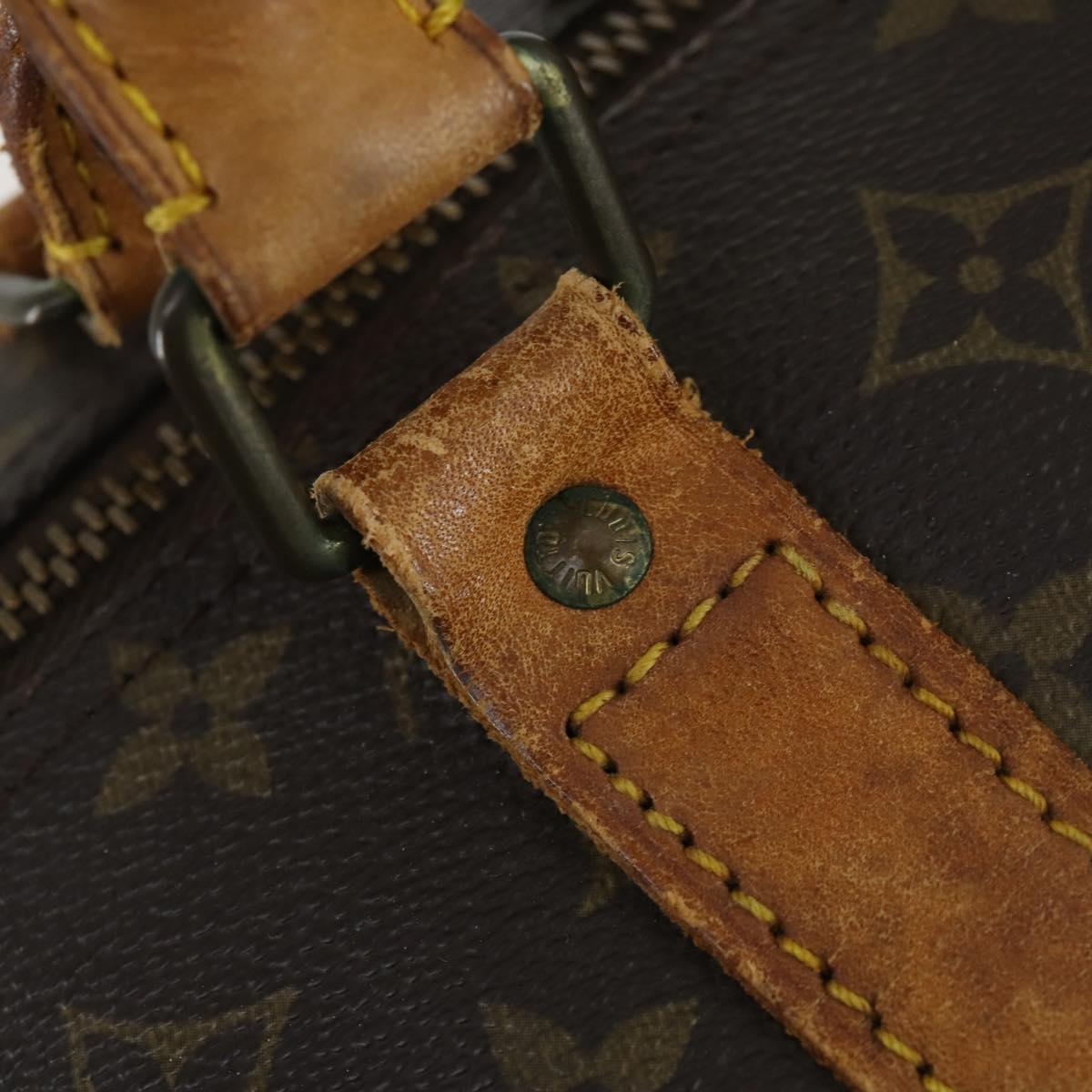 LOUIS VUITTON Monogram Keepall 60 Boston Bag M41422 LV Auth 163458