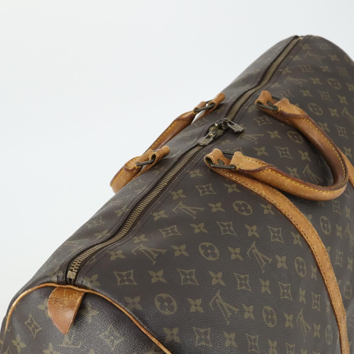 LOUIS VUITTON Monogram Keepall 60 Boston Bag M41422 LV Auth 163458