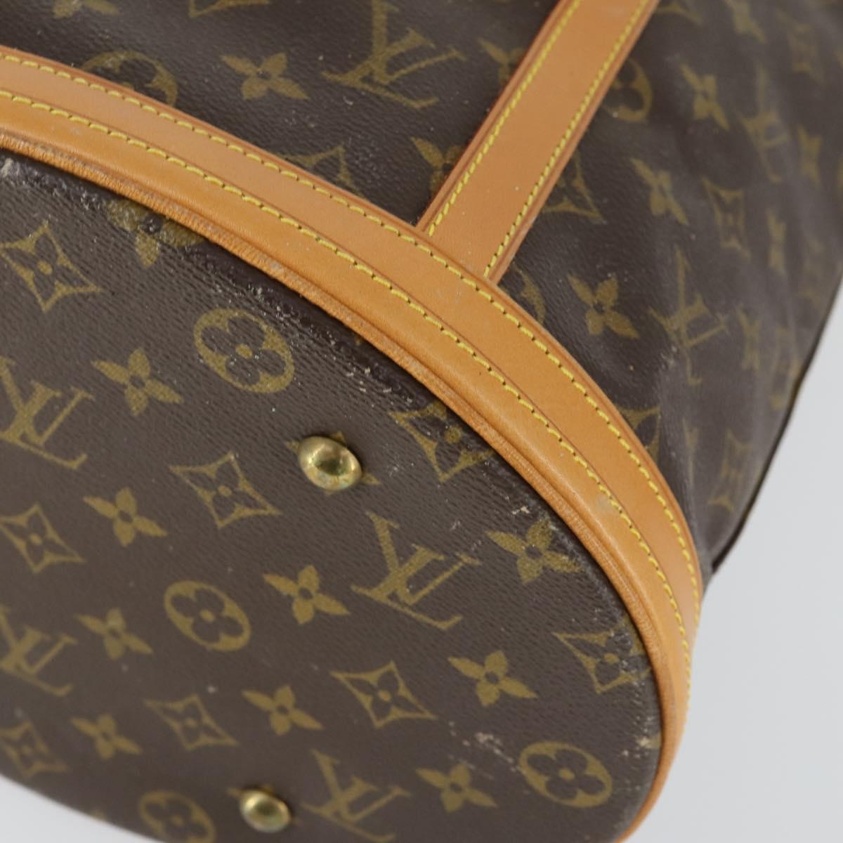 LOUIS VUITTON Monogram Bucket GM Shoulder Bag M42236 LV Auth 163459