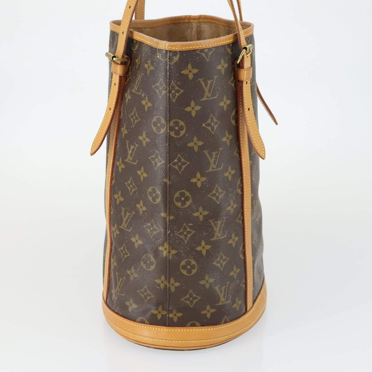 LOUIS VUITTON Monogram Bucket GM Shoulder Bag M42236 LV Auth 163459