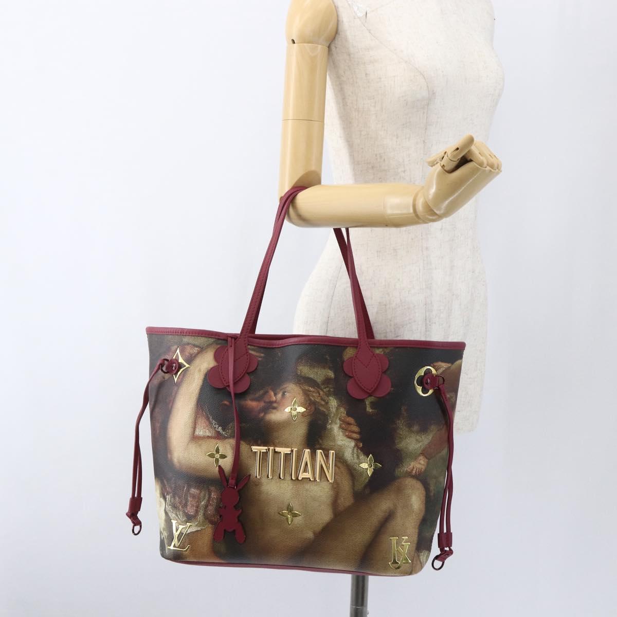 LOUIS VUITTON Masters Collection TITIAN Neverfull MM Bag M43323 Auth 163468SAM