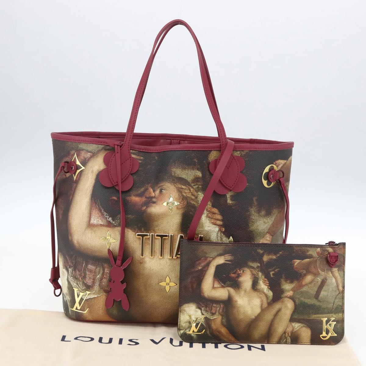 LOUIS VUITTON Masters Collection TITIAN Neverfull MM Bag M43323 Auth 163468SAM