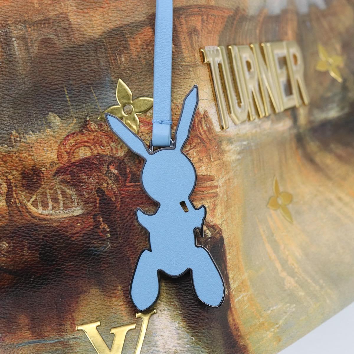 LOUIS VUITTON Masters Collection TURNER Neverfull MM Bag Blue LV Auth 163470SM