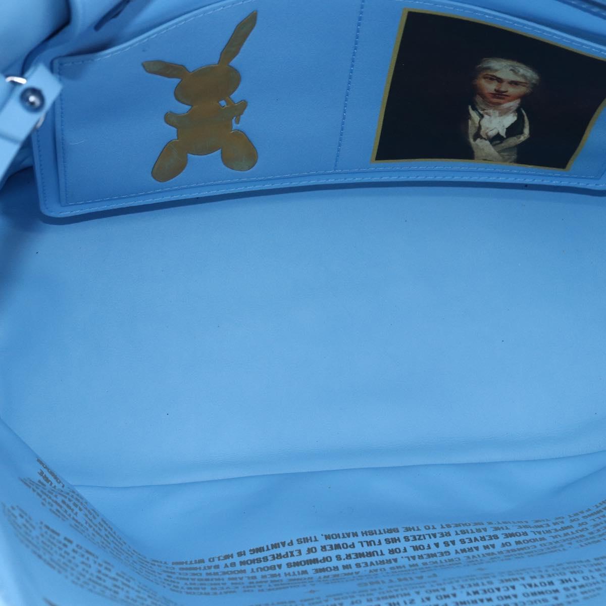 LOUIS VUITTON Masters Collection TURNER Neverfull MM Bag Blue LV Auth 163470SM