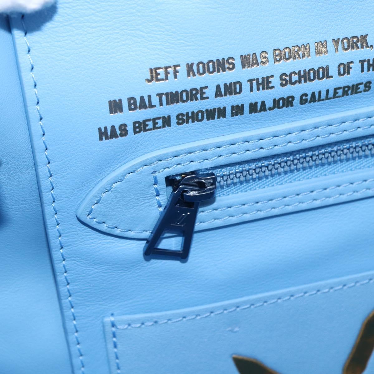 LOUIS VUITTON Masters Collection TURNER Neverfull MM Bag Blue LV Auth 163470SM