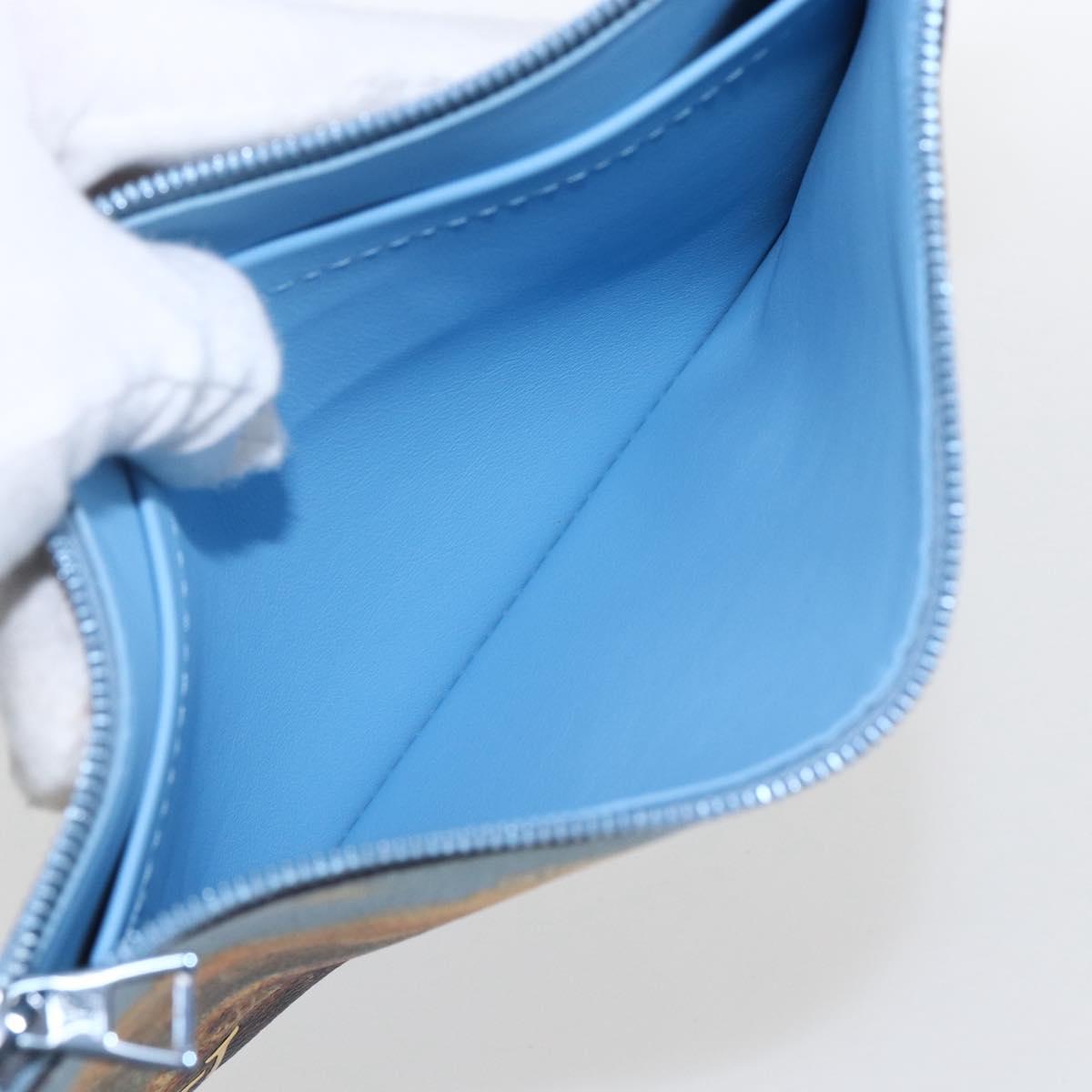 LOUIS VUITTON Masters Collection TURNER Neverfull MM Bag Blue LV Auth 163470SM