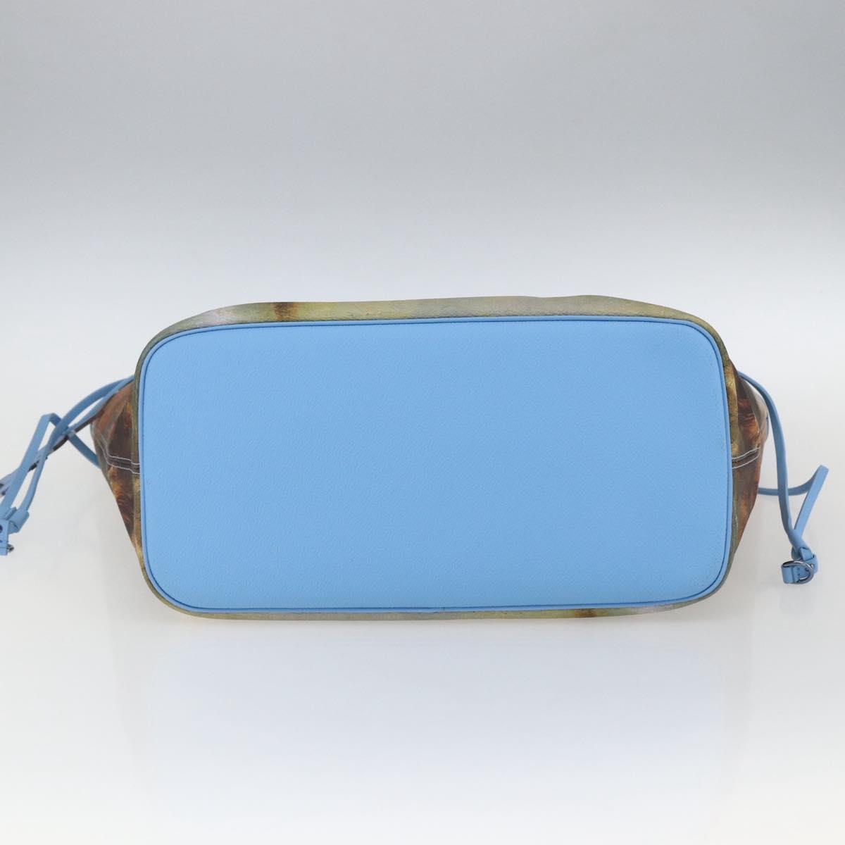 LOUIS VUITTON Masters Collection TURNER Neverfull MM Bag Blue LV Auth 163470SM