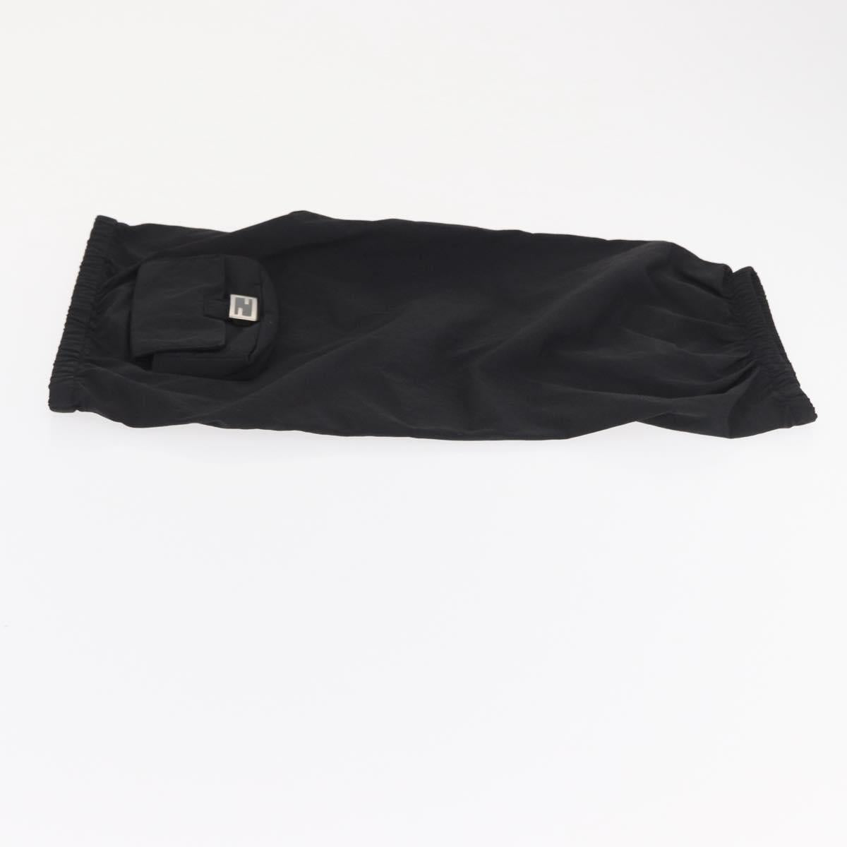FENDI Leg Warmers Nylon Black Auth 163473V