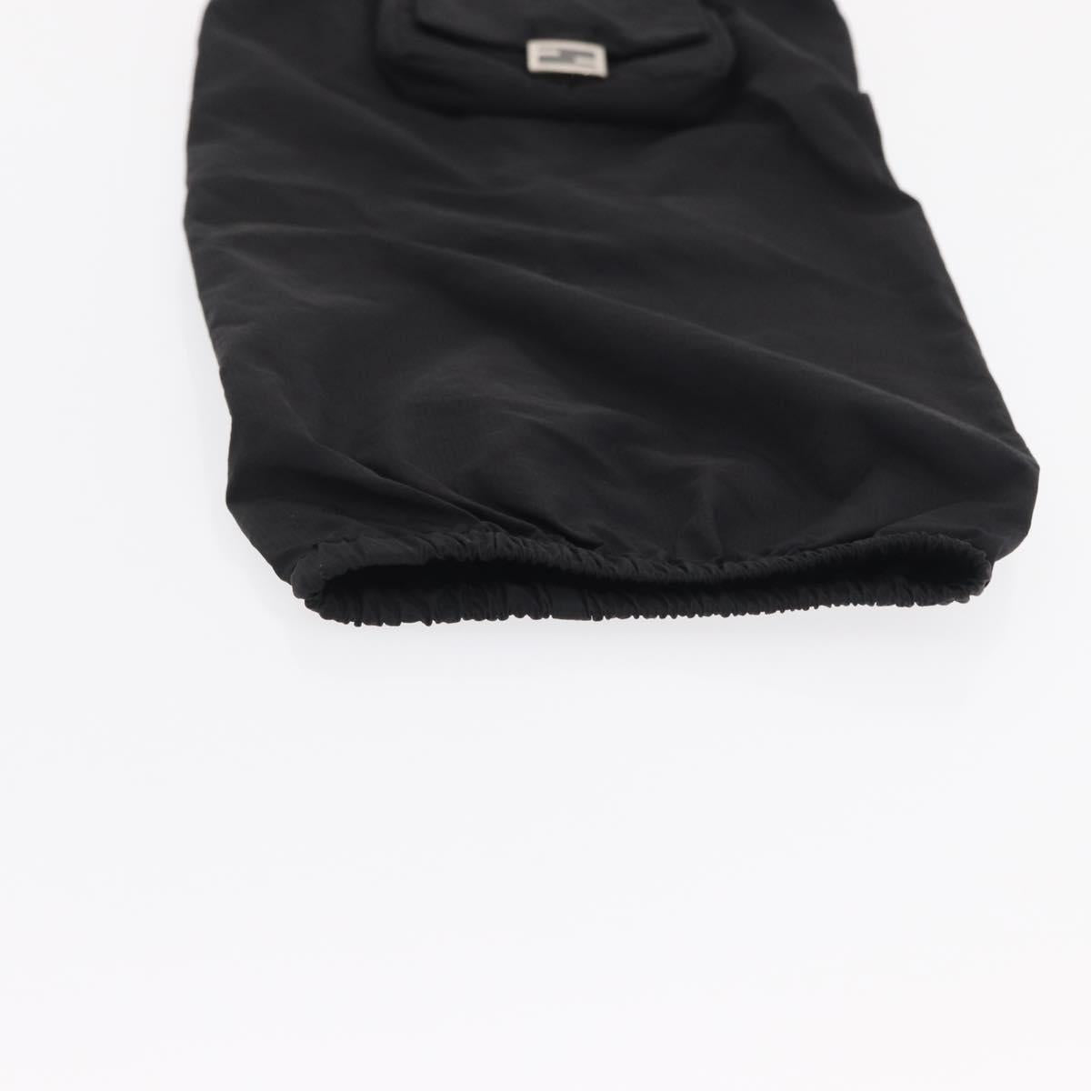 FENDI Leg Warmers Nylon Black Auth 163473V